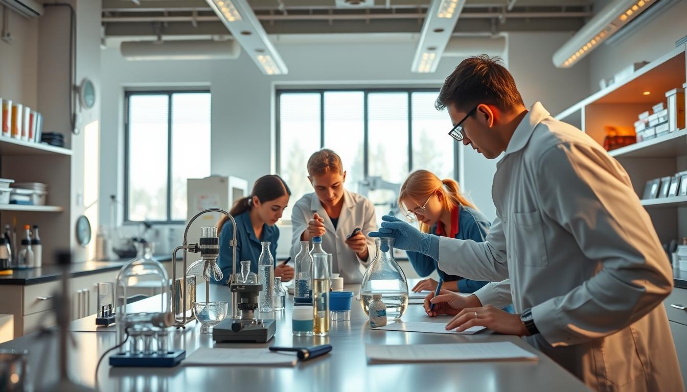 Student preparing for exams with study materials