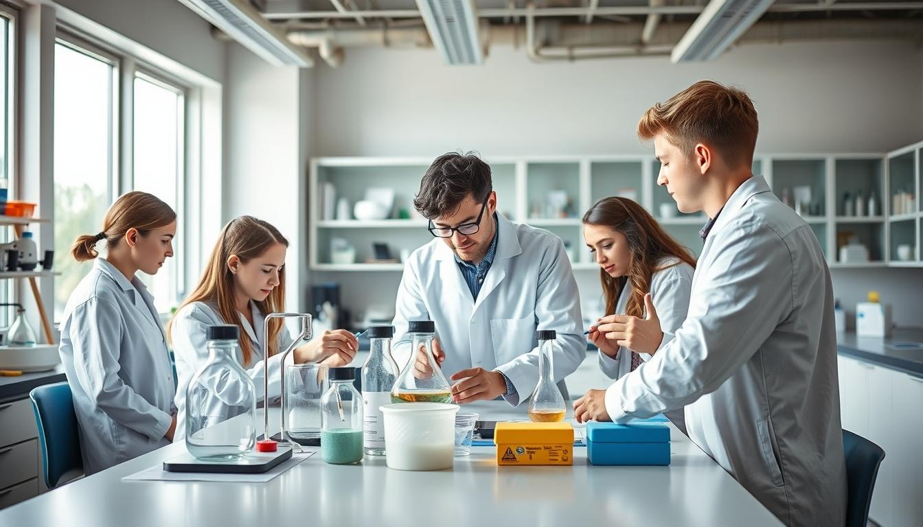 Structured study materials and learning resources on a desk
